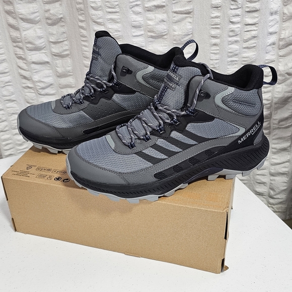 NEW Merrell Speed Strike 2 Mid Waterproof Hiking Boot Mens Size 12 main image 4